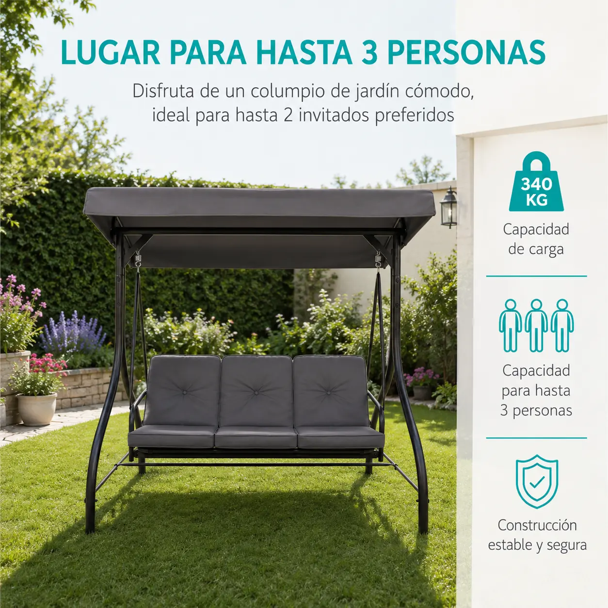 Columpio de jardín Titan Luxe — imagen 4